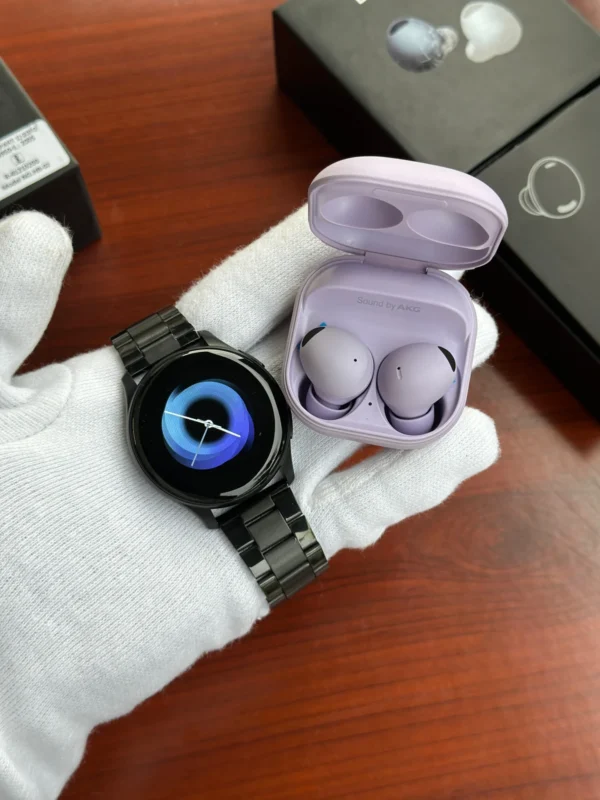 Samsung Classy Galaxy Buds2 pro with Galaxy Active2 Smartwatch